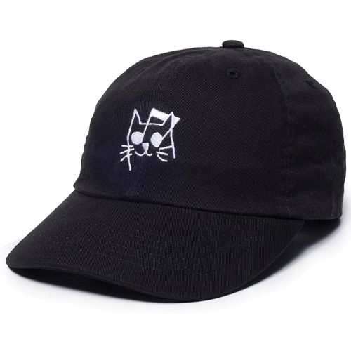 THE QUIET LIFE Dad Hat MUSIC CAT - black