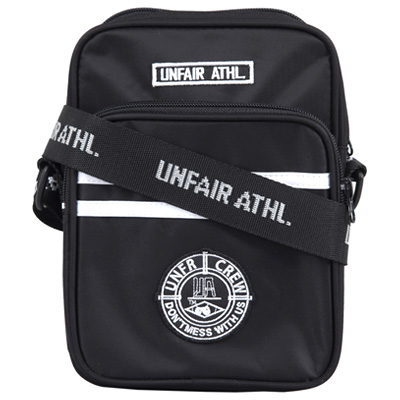 UNFAIR ATHLETICS Shoulder Bag DMWU PUSHER STRIPE black/white