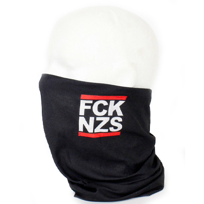 TRUE REBEL Multifuncitional Morf Scarf FCK NZS black