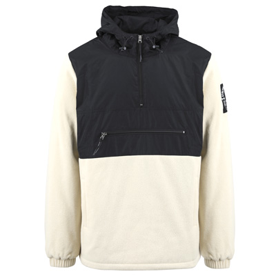 UNFAIR ATHLETICS Fleece Jacket FLEECERUNNER cream/black