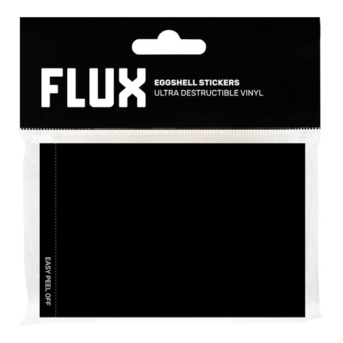 FLUX Eggshell Stickers Black (50pcs)