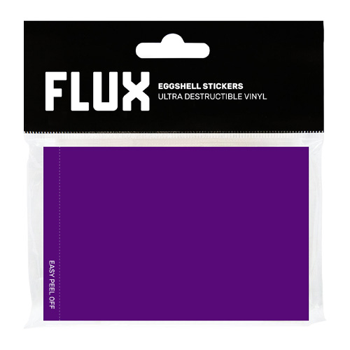 FLUX Eggshell Stickers Purple (50pcs)