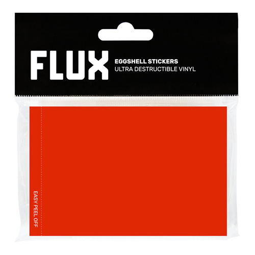 FLUX Eggshell Stickers Red (50pcs)