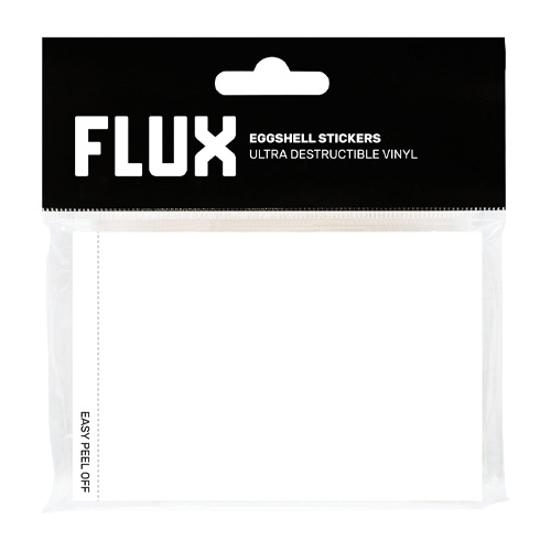 FLUX Eggshell Stickers White (50pcs)