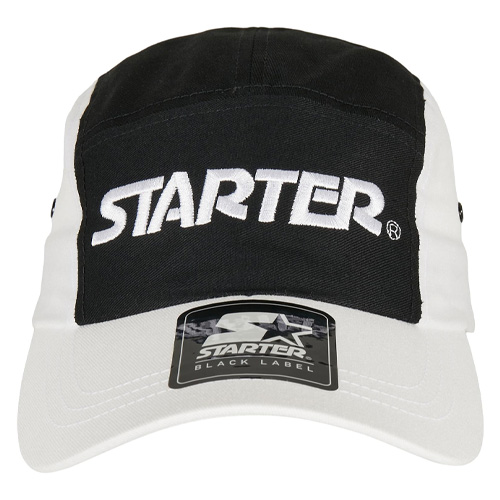 STARTER 5-Panel Cap FRESH JOCKEY - black/white