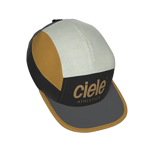 CIELE 5Panel Cap GOCAP ATHLETICS KINGSTONE - grey/ochre/black