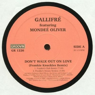 Gallifré Feat. Mondeé - Don`t Walk Out On Love - Vinyl 12"