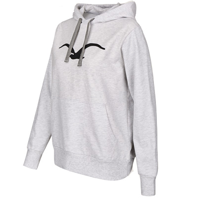 CLEPTOMANICX Girl Hoody MÖWE 3 heather grey/black