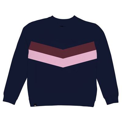 DEDICATED Girl Sweater YSTAD ARROW SPLIT navy