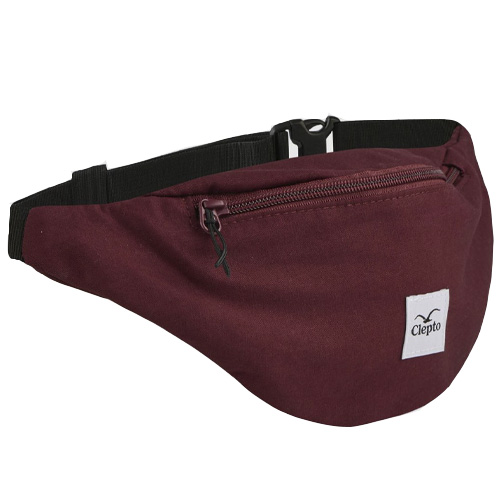 CLEPTOMANICX Hipbag C.I. PATCH - tawny port