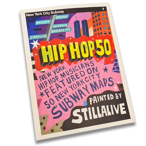 Still Alive – HIP HOP 50 New York City Subway Maps