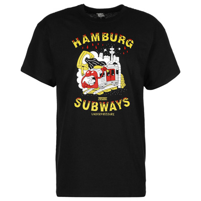 UNDERPRESSURE T-Shirt HAMBURG SUBWAYS black