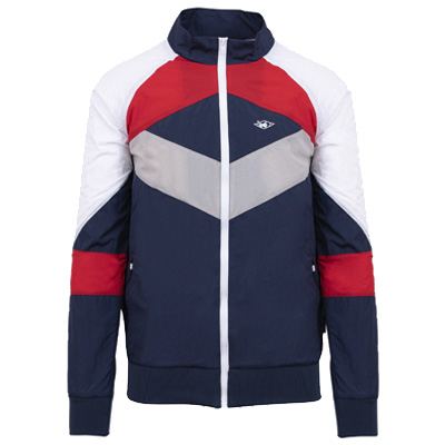 UNFAIR ATHLETICS Trainerjacke HASH PANEL CRUSHED navy/red