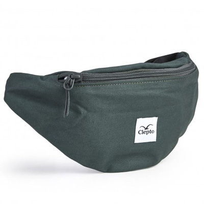 CLEPTOMANICX Hipbag C.I. PATCH scarab green