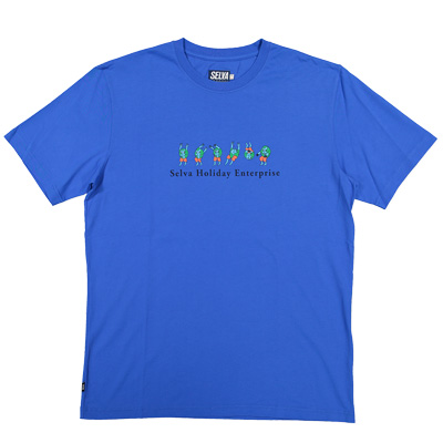 SELVA T-Shirt 6 CONTINENTS blue