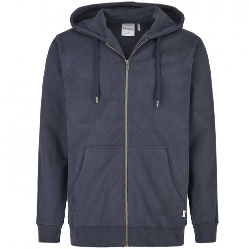 CLEPTOMANICX Hooded Zipper LIGULL - sky captain