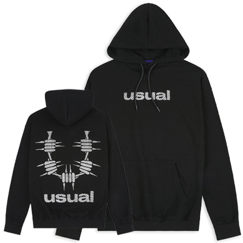 USUAL Hoody OG 3D - black