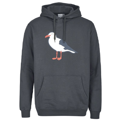 CLEPTOMANICX Hoody OG Gull - blue graphite