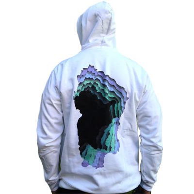 UNDERPRESSURE Hoody 1010 - white