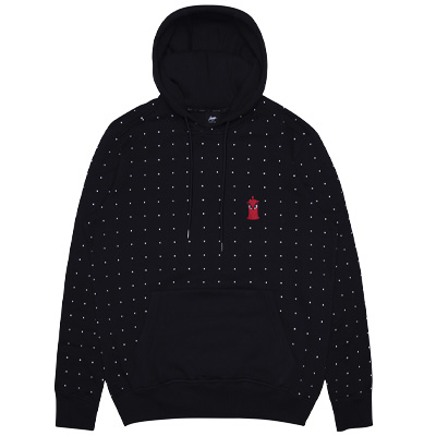 WRUNG Hoody DOTS - black