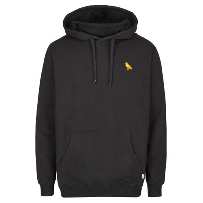 CLEPTOMANICX Facemask Hoody GULLMASK black/yellow