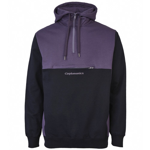 CLEPTOMANICX Hoody HOODED BLOCK - montana grape