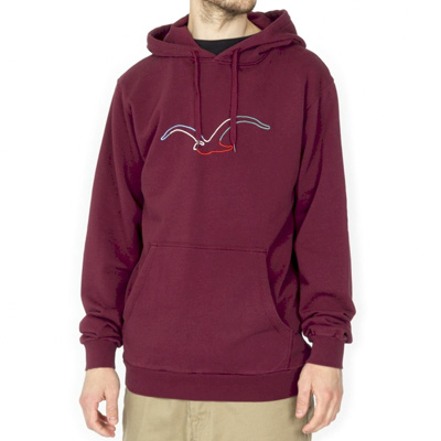 CLEPTOMANICX Hoody MÖWE COLOR port royal red