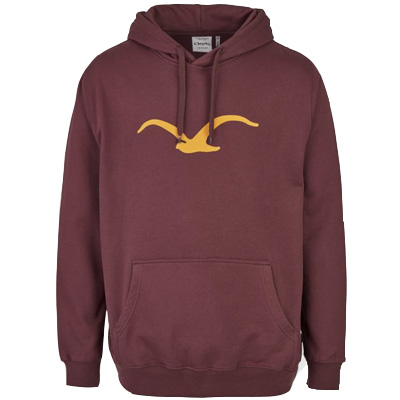 CLEPTOMANICX Hoody MÖWE port royal red