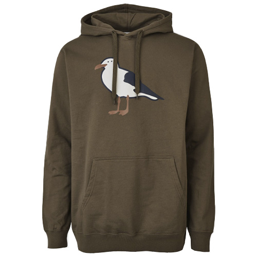 CLEPTOMANICX Hoody OG Gull - shitake