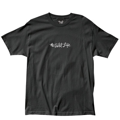 THE QUIET LIFE T-Shirt HORIZON SCRIPT T - black