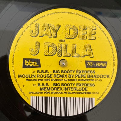 Jay Dee Aka J Dilla - Big Booty Express - Vinyl 12\"