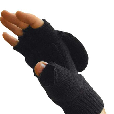 THINSULATE Double Gloves Black