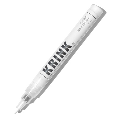 KRINK K-11 Water-Based Paint Marker 3mm white