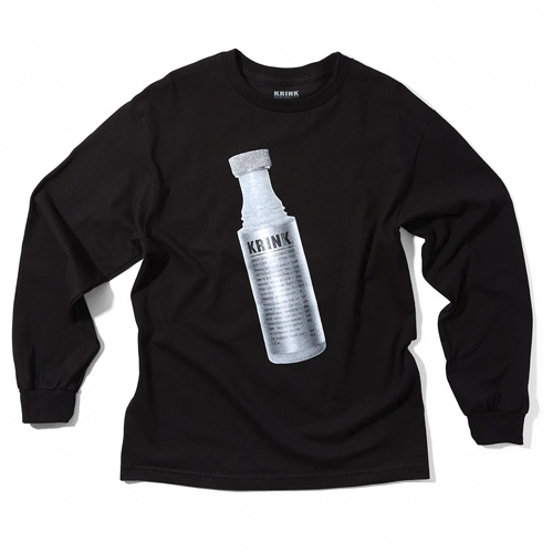 KRINK Longsleeve T-Shirt SILVER MOP - black