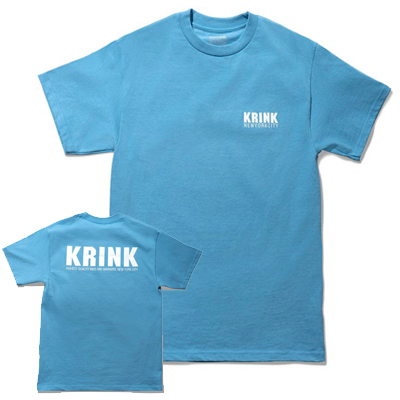 KRINK T-Shirt BACK LOGO light blue