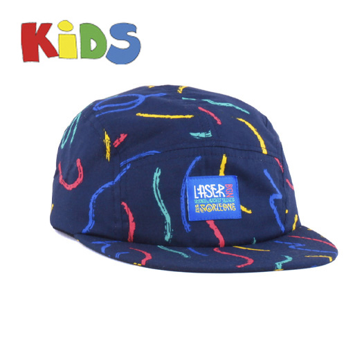 LASER 5Panel Cap HEARTBREAK dark navy/multi - Kids