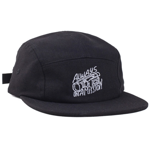 LASER X Dolores 5Panel Cap Always on a Mission - black