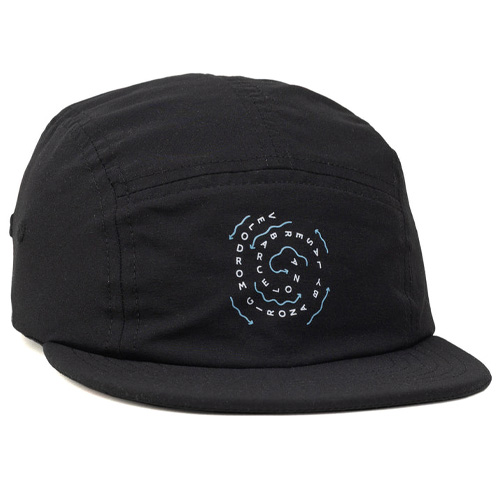 LASER 5Panel Cap TRAIL VELODROM - black