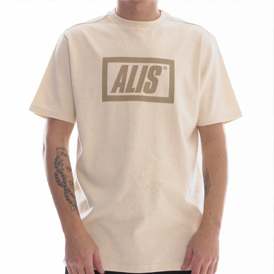 ALIS T-Shirt LEGALISE HEMP STENCIL BOX LOGO TEE - off white