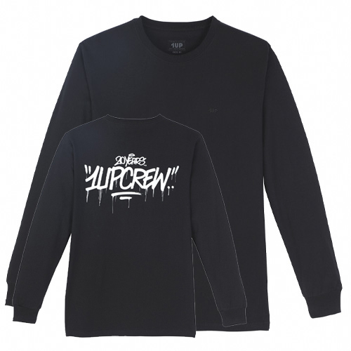 1UP Longsleeve 20 YEARS 1UP CREW - black/silver