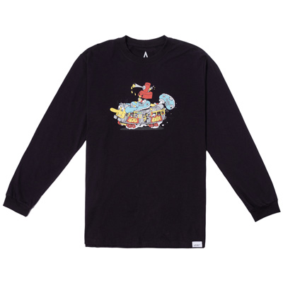 EASE Longsleeve T-Shirt BOB TRAIN black