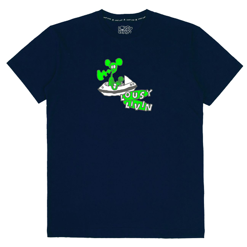 Lousy Livin T-Shirt SILVER WAY - night navy