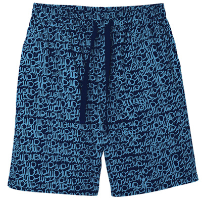 LOUSY LIVIN x 1UP Beach Shorts ONE UP navy/blue