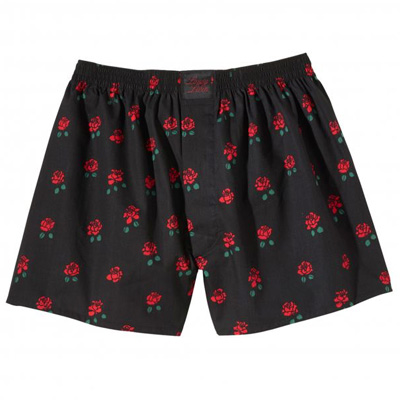 LOUSY LIVIN Boxershorts ROSES black