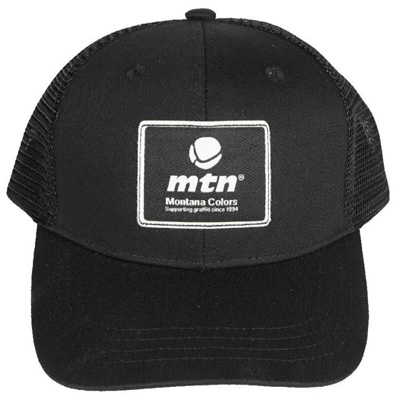 MONTANA COLORS MTN Trucker Cap Supporting - black