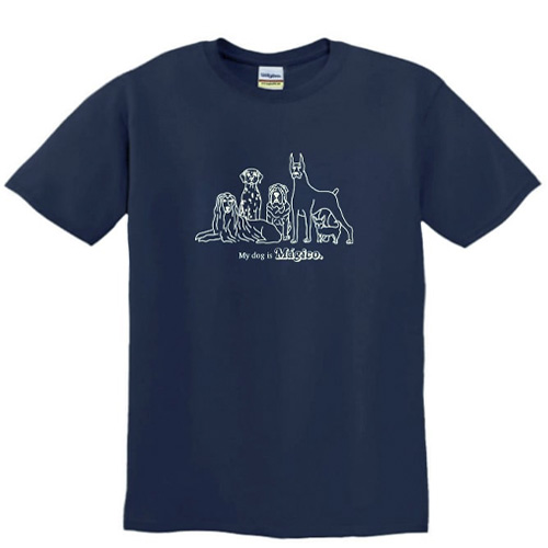 MAGICO 24 T-Shirt MY DOG IS MAGICO - navy