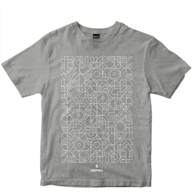 DEPHECT T-Shirt MOSAIC heather grey