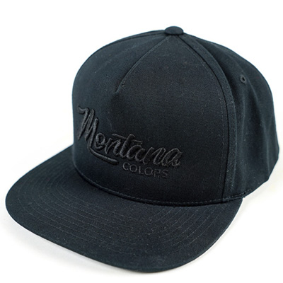 MONTANA COLORS MTN Snap Back Cap MONTANA black