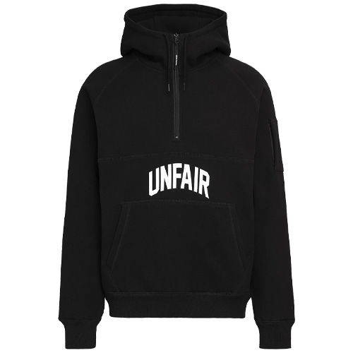 UNFAIR ATHLETICS Hoody NINJA ZIPPER - black