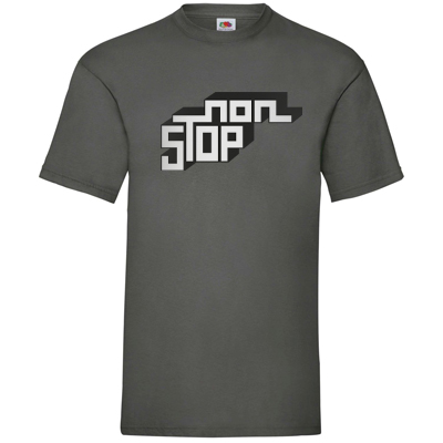 NONSTOP T-Shirt LOGO graphite grey